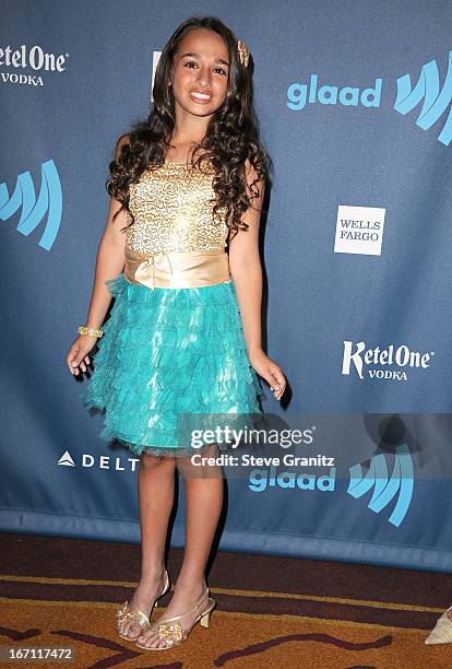 Jazz Jennings arrives at the 24th Annual GLAAD Media Awards at JW Marriott Los Angeles at L.A. LIVE on April 20, 2013 in Los Angeles, California.