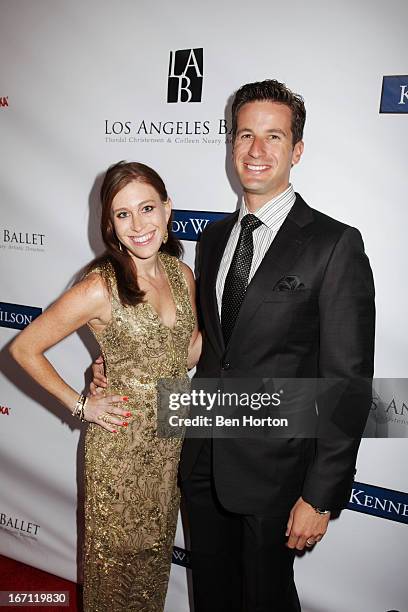 Fred Bernstein and Bari Milken-Bernstein attend the Los Angeles Ballet Rubies Gala 2013 at the Beverly Wilshire Four Seasons Hotel on April 20, 2013...