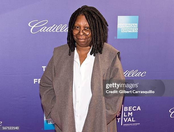 Whoopi Goldberg attends the screening of "I Got Somethin' to Tell You" during the 2013 Tribeca Film Festival at SVA Theater on April 20, 2013 in New...