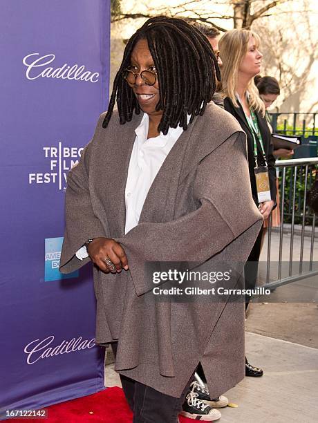 Whoopi Goldberg attends the screening of "I Got Somethin' to Tell You" during the 2013 Tribeca Film Festival at SVA Theater on April 20, 2013 in New...