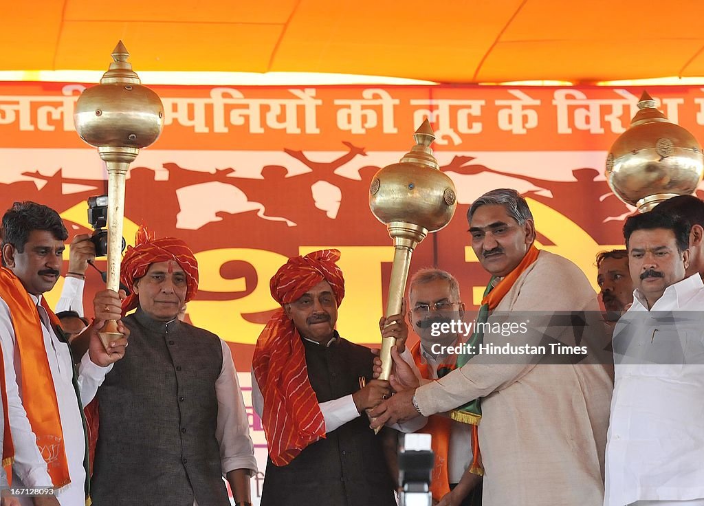 BJP Akrosh Rally At Delhi