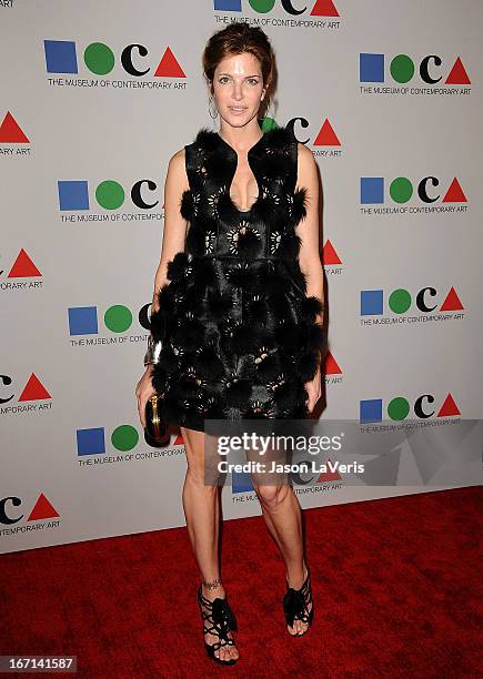 Stephanie Seymour attends the 2013 MOCA Gala at MOCA Grand Avenue on April 20, 2013 in Los Angeles, California.