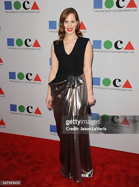 Liz Goldwyn attends the 2013 MOCA Gala at MOCA Grand Avenue on April 20, 2013 in Los Angeles, California.