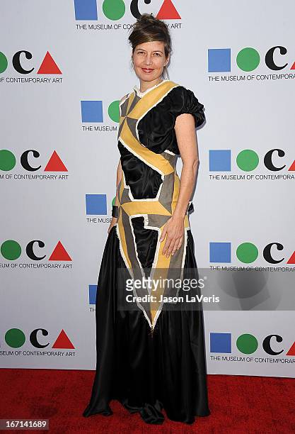 Artist Lara Schnitger attends the 2013 MOCA Gala at MOCA Grand Avenue on April 20, 2013 in Los Angeles, California.