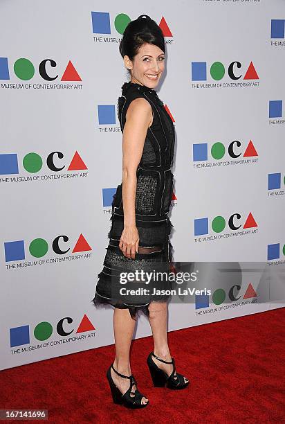 Actress Lisa Edelstein attends the 2013 MOCA Gala at MOCA Grand Avenue on April 20, 2013 in Los Angeles, California.