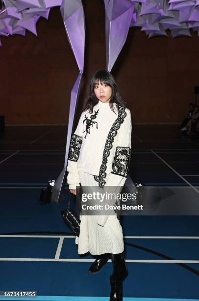 Susanna Lau aka Susie Bubble attends the Susan Fang SS24 show during London Fashion Week at Little Venice Sports Centre on September 17, 2023 in...