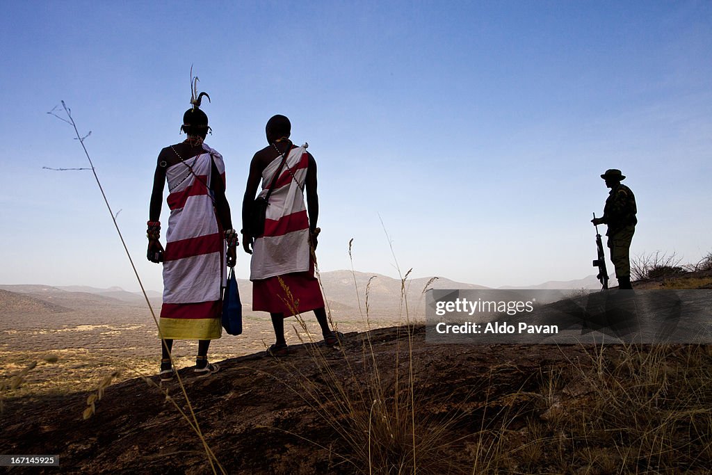 Kenya, Kalama Conservancy, Samburu tribe