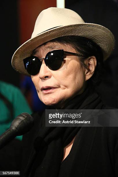 Yoko Ono attends "Gasland Part II" World Premiere at the 2013 Tribeca Film Festival on April 21, 2013 in New York City.