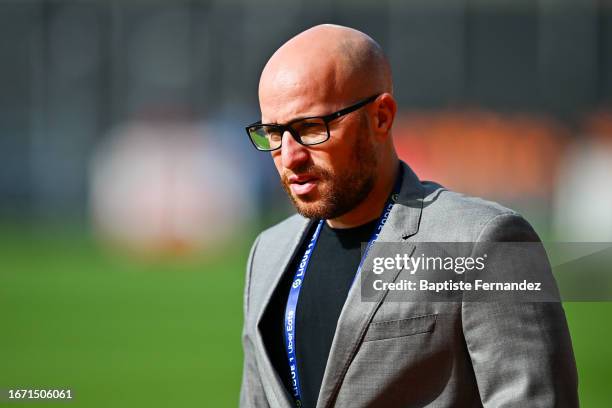 Thiago SCURO during the Ligue 1 Uber Eats match between FC Lorient and AS Monaco at Stade du Moustoir on September 17, 2023 in Lorient, France.