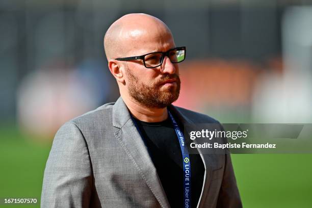 Thiago SCURO during the Ligue 1 Uber Eats match between FC Lorient and AS Monaco at Stade du Moustoir on September 17, 2023 in Lorient, France.