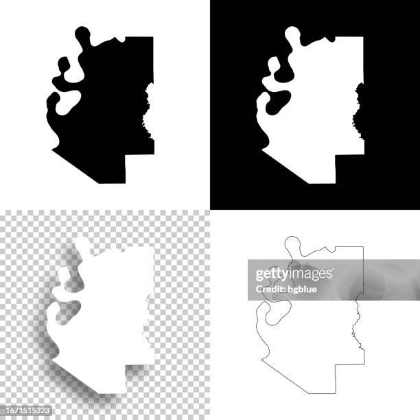 tunica county, mississippi. maps for design. blank, white and black backgrounds - tunica mississippi stock illustrations