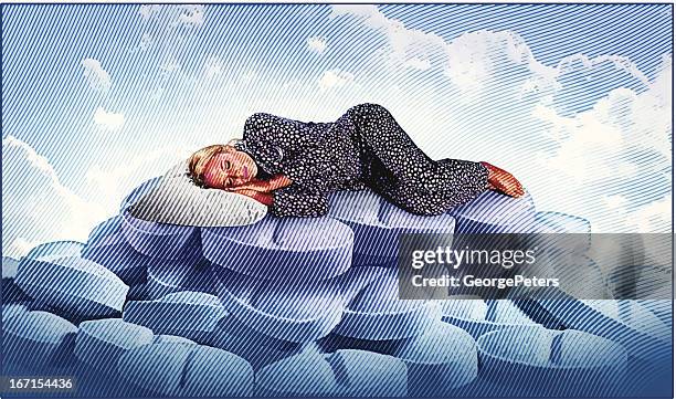 schlafen in - alprazolam stock-grafiken, -clipart, -cartoons und -symbole