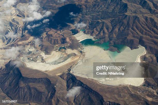 mine tailings - mine workings stock pictures, royalty-free photos & images