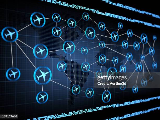 tráfico aéreo - globe navigational equipment fotografías e imágenes de stock