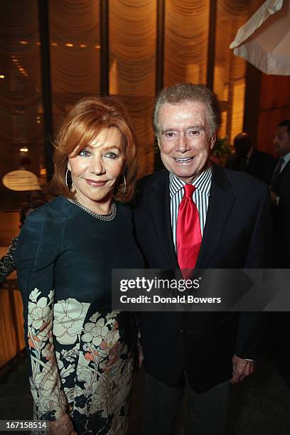 Joy Philbin and Regis Philbin attend The Through The Kitchen Party Benefit For Cancer Research Institute on April 21, 2013 in New York City.