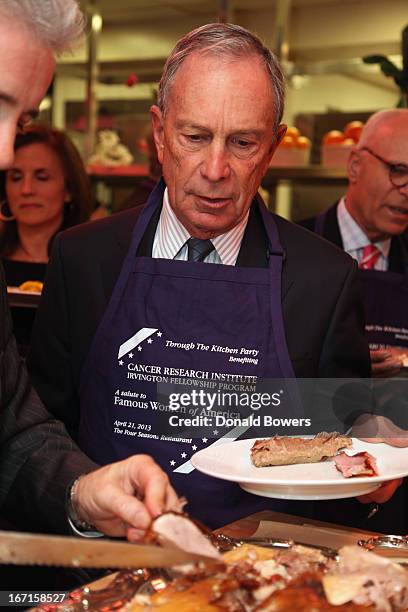 Mayor Michael Bloomberg attends The Through The Kitchen Party Benefit For Cancer Research Institute on April 21, 2013 in New York City.