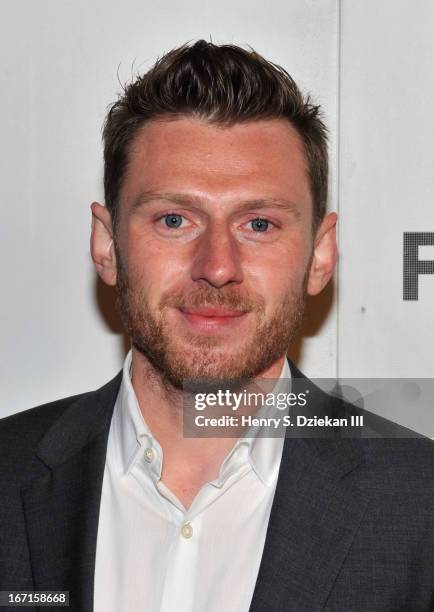 Actor Keir O'Donnell attends the screening of "A Case of You" during the 2013 Tribeca Film Festival at BMCC Tribeca PAC on April 21, 2013 in New York...