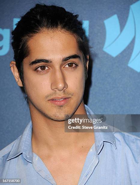 Avan Jogia arrives at the 24th Annual GLAAD Media Awards at JW Marriott Los Angeles at L.A. LIVE on April 20, 2013 in Los Angeles, California.