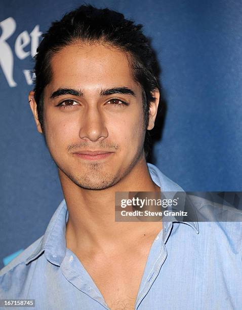 Avan Jogia arrives at the 24th Annual GLAAD Media Awards at JW Marriott Los Angeles at L.A. LIVE on April 20, 2013 in Los Angeles, California.