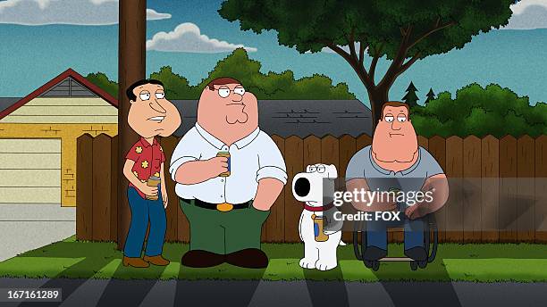 The "Bigfat" episode of FAMILY GUY airing Sunday, April 14, 2013 on FOX.