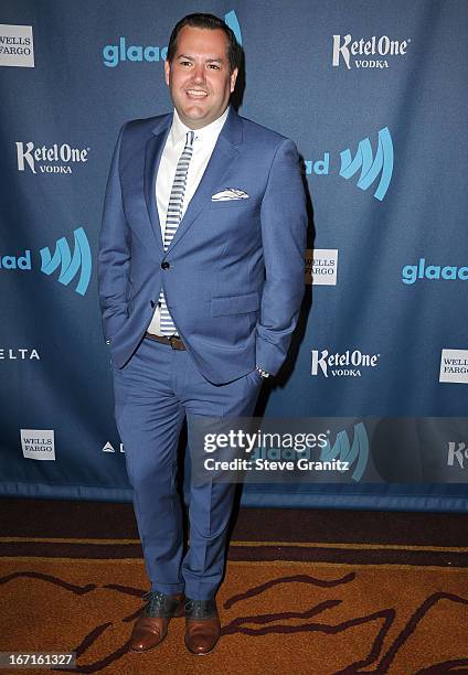 Ross Mathews arrives at the 24th Annual GLAAD Media Awards at JW Marriott Los Angeles at L.A. LIVE on April 20, 2013 in Los Angeles, California.