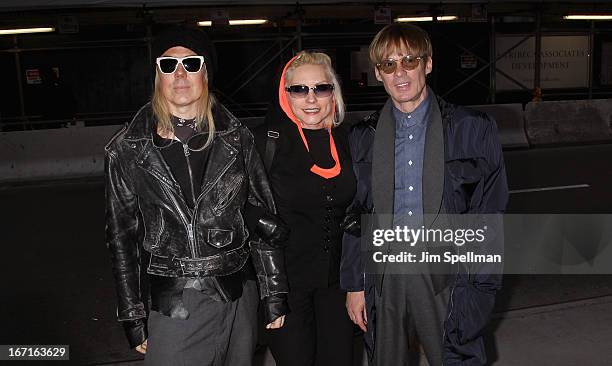 Singer/songwriter Debbie Harry attends the Cinema Society with FIJI Water & Levi's screening of "Mud" at The Museum of Modern Art on April 21, 2013...