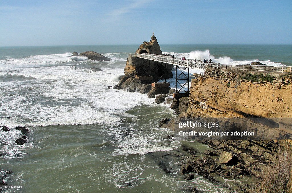 Rocher de la Vierge, Biarritz