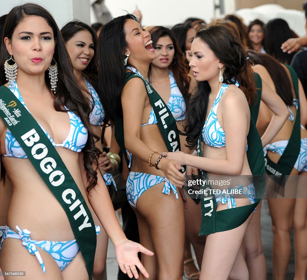 PHILIPPINES-ENVIRONMENT-BEAUTY-PAGEANT