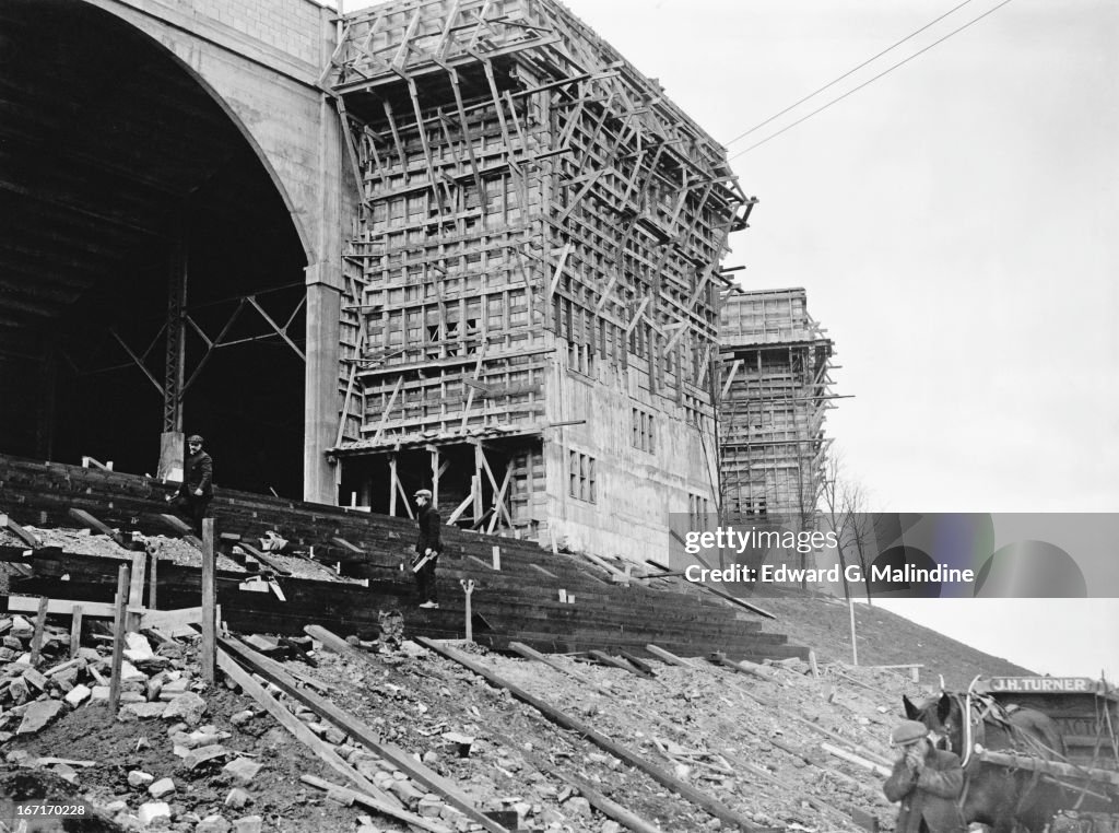 Wembley Stadium Under Construction