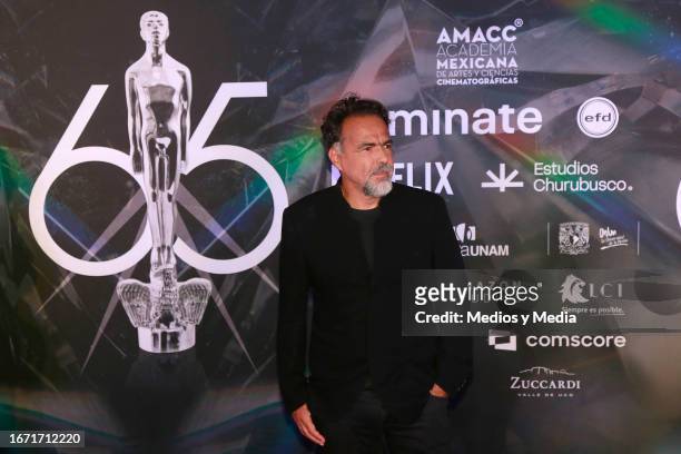 Alejandro González Iñárritu poses for photo during the 65th Ariel Awards presented by the Mexican Academy of Cinematographic Arts and Sciences at...
