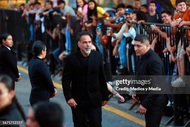 Alejandro González Iñárritu arrives to the 65th Ariel Awards presented by the Mexican Academy of Cinematographic Arts and Sciences at Teatro...