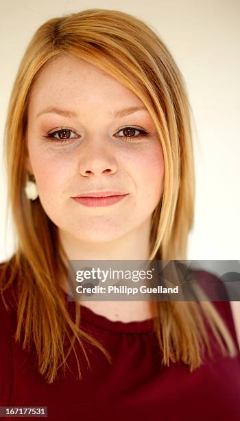 Actress Julia Sontag attends the 18th anniversary celebration of the TV-show 'Verbotene Liebe' on April 22, 2013 in Hamburg, Germany.