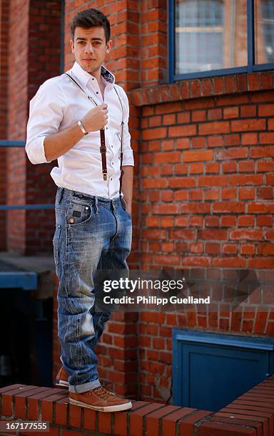 Actor Florian Wuensche attends the 18th anniversary celebration of the TV-show 'Verbotene Liebe' on April 22, 2013 in Hamburg, Germany.