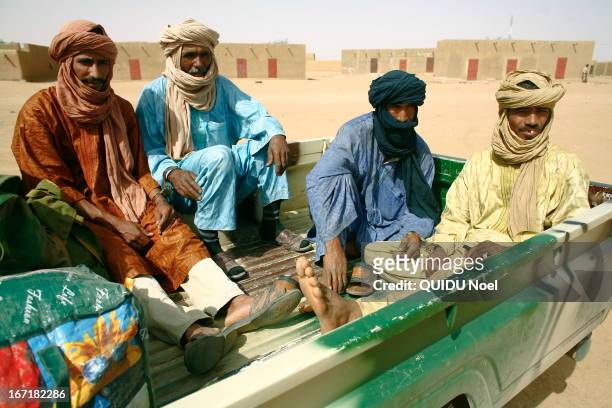 Continued Serval operation launched by the French army to help Mali to regain the occupied territories by Islamist groups. Here, the arrest by the...