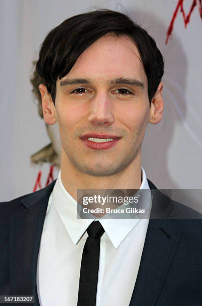 Cory Michael Smith attends the Broadway opening night of "Macbeth" at The Ethel Barrymore Theatre on April 21, 2013 in New York City.