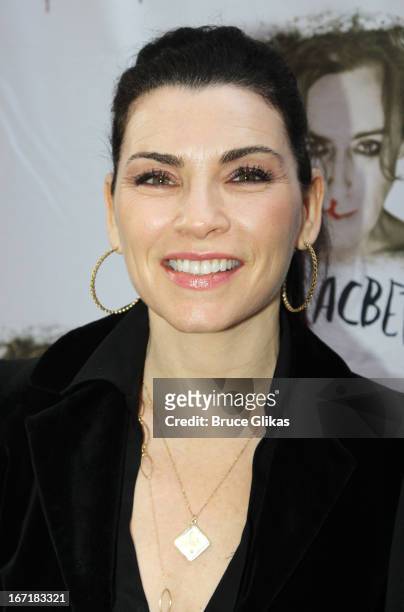 Julianna Margulies attends the Broadway opening night of "Macbeth" at The Ethel Barrymore Theatre on April 21, 2013 in New York City.