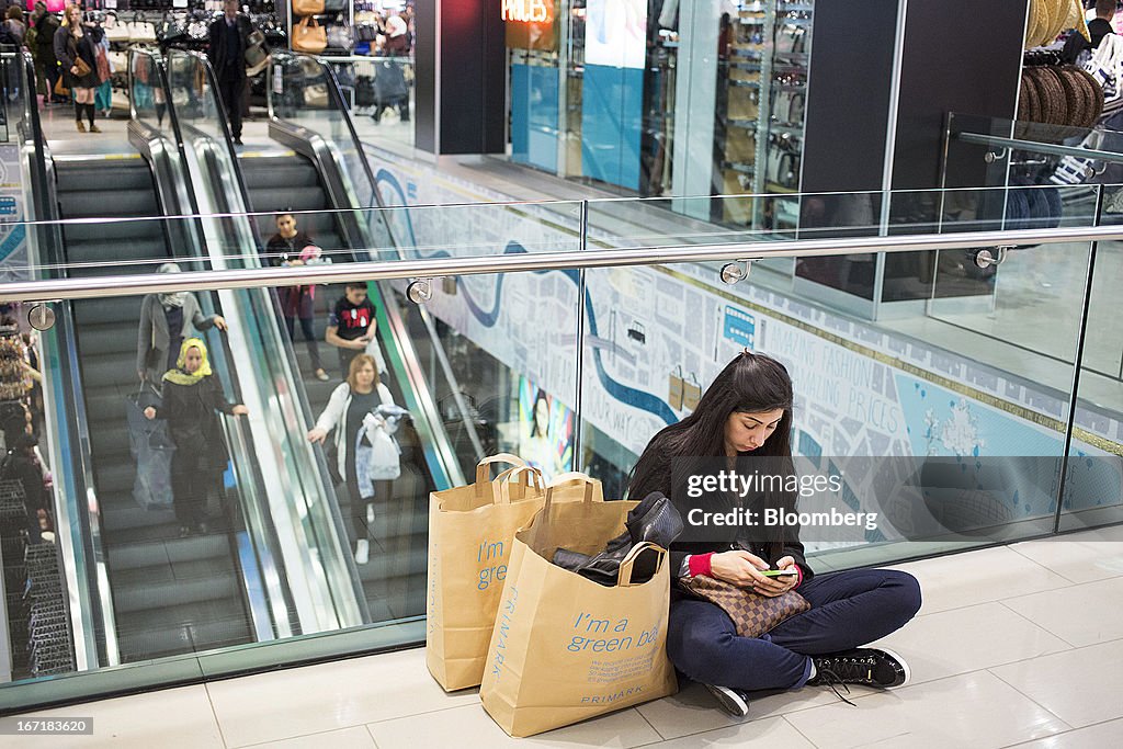 Shoppers At A Primark Store Ahead Of Associated British Foods Results