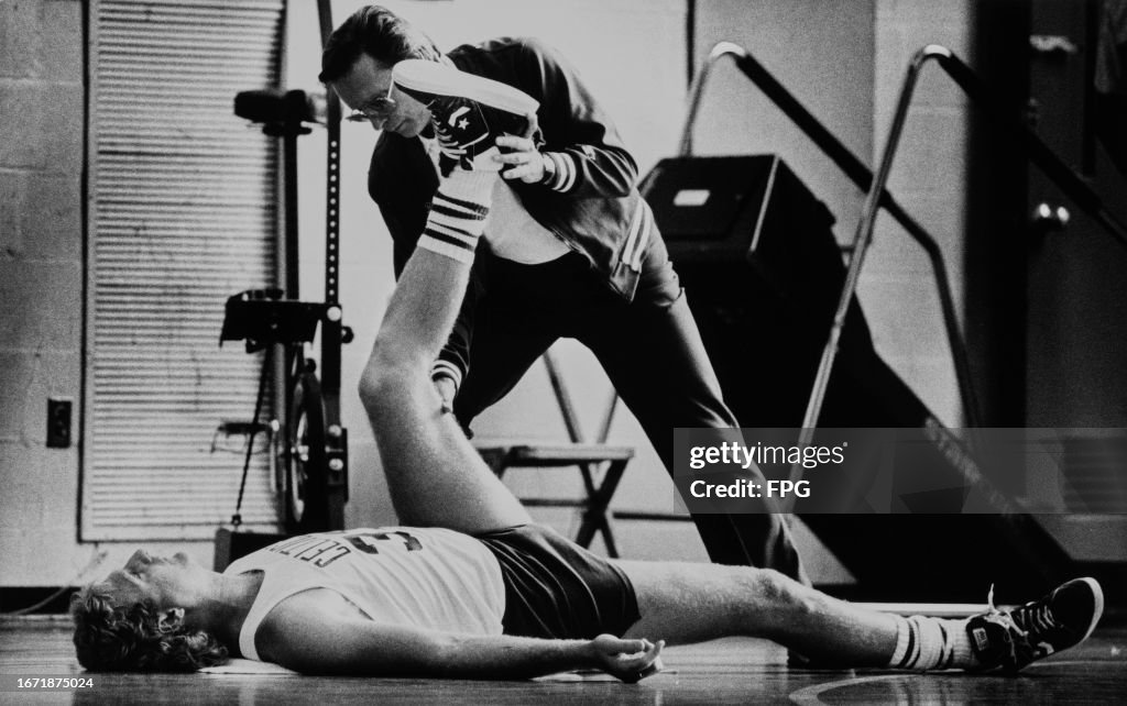 Boston Celtics Training Session, 1986