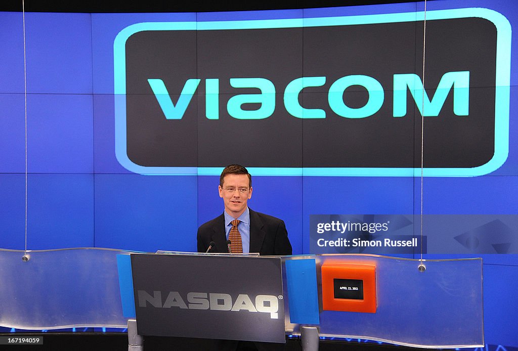 Viacom Inc. Rings The NASDAQ Stock Market Opening Bell In Honor Of Viacommunity Day