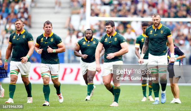 General views during the Rugby World Cup 2023 Pool B match between South Africa and Romania at Stade de Bordeaux on September 17, 2023 in Bordeaux,...