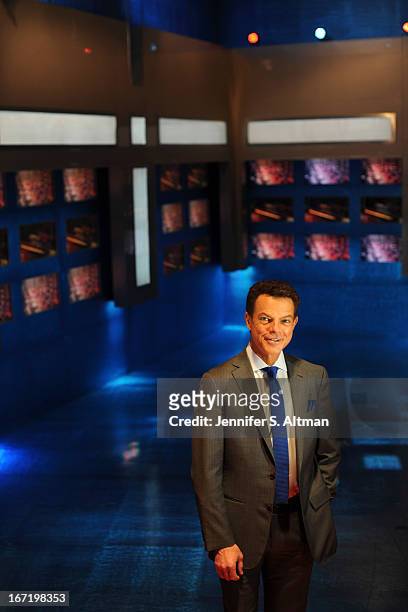 Anchor Shepard Smith is photographed for Los Angeles Times on March 18, 2013 in his studio at Fox News in New York City.