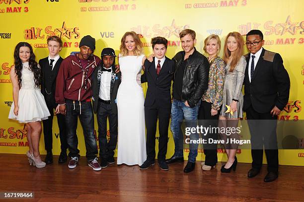 Hanae Atkins, Dominic Herman Day, Ashey Walters, Akai, Kimberley Walsh, Theo Stevenson, Kevin Bishop, Ashley Jensen, Amelia Clarkson and Gamal...