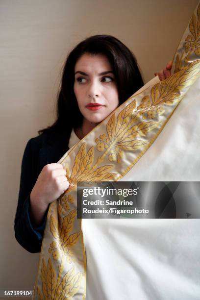 Figaro ID: 106288-003. Author Stephenie Meyer is photographed for Le Figaro Magazine on March 7, 2013 in Paris, France. CREDIT MUST READ: Sandrine...