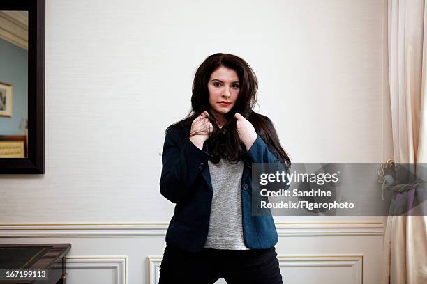 Figaro ID: 106288-008. Author Stephenie Meyer is photographed for Le Figaro Magazine on March 7, 2013 in Paris, France. CREDIT MUST READ: Sandrine...