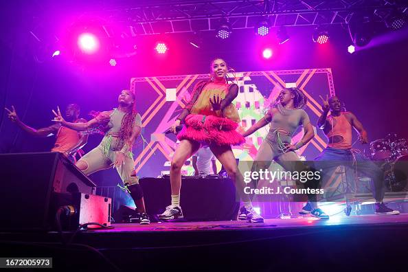 Shoxi Rapper Singer/rapper Sho Madjozi performs at the Festival Street Music Stage ...