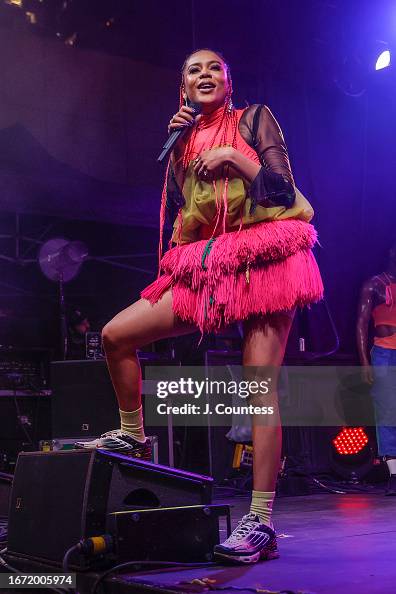 Shoxi Rapper Singer/rapper Sho Madjozi performs at the Festival Street Music Stage ...