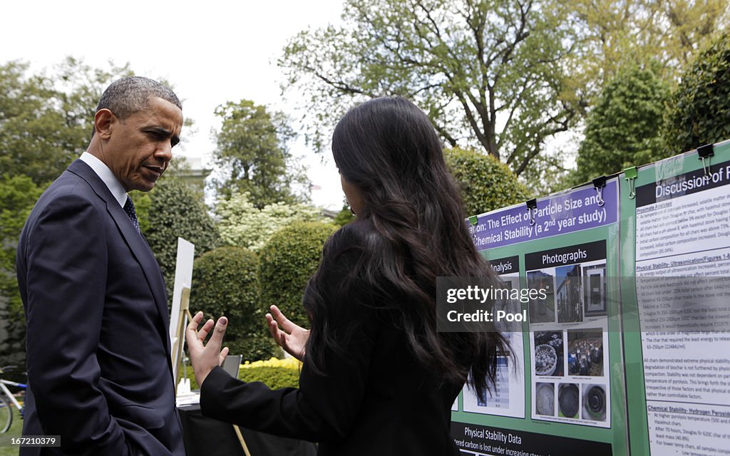 President Obama Hosts White House Science Fair