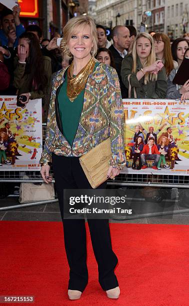 Ashley Jensen attends the UK Premiere of 'All Stars' at Vue West End on April 22, 2013 in London, England.
