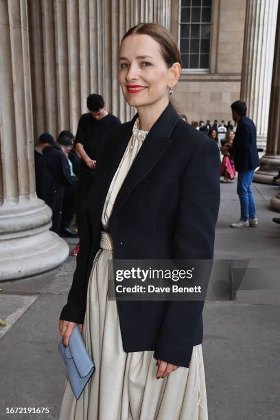 Designer Roksanda Ilincic attends the Erdem show during London Fashion Week September 2023 at The British Museum on September 17, 2023 in London,...