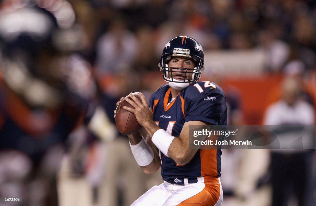 Brian Griese drops back to pass